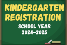 Kinder Registration 2024-25 School Year